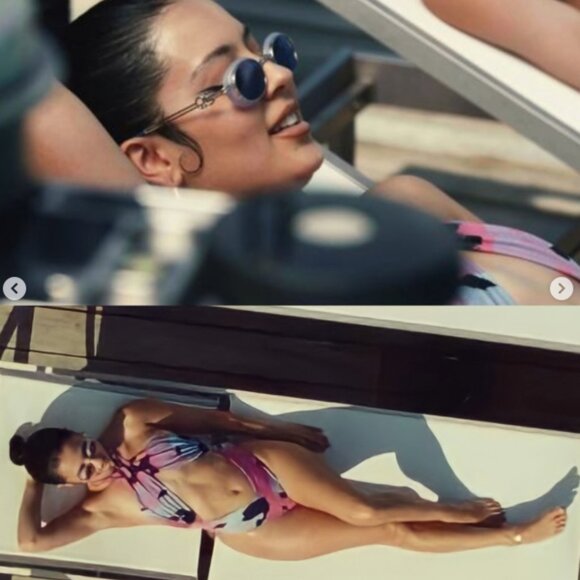 SOLD MIAOU Demi One Piece Swimsuit in Hot Take Print - Picture 4 of 5